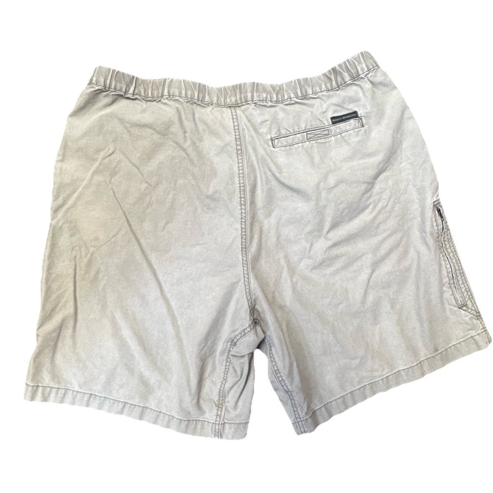 Royal Robbins Mens XL Light Grey 8" Belted 100% Cotton Hiking Travel Shorts - Picture 2 of 10